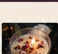 Decorated candle